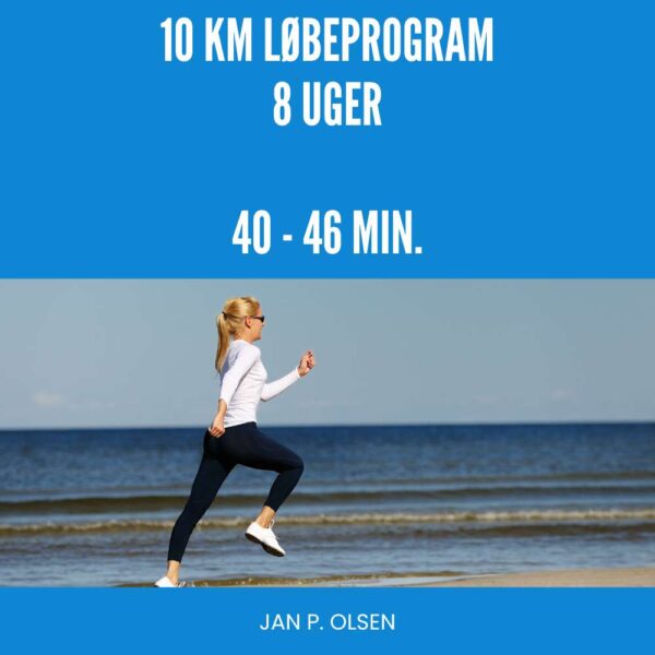 10 km løbeprogram for den øvede løber.